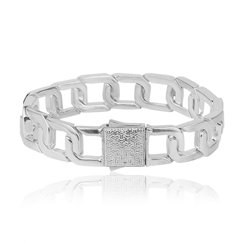 Buy BIS Hallmarked 925 sterling silver designer curb chain oxidized bracelet  for men and boys  TrueSilver