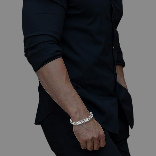 Heavy 925 Silver Men's curb Link Bracelet – Karizma Jewels