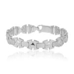 925 Sterling Silver Curb Chain Bracelet For Boys & Men