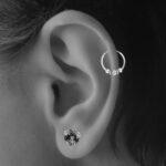 925 Pure Silver Designer Antique Hoop For Both Teen & Girls