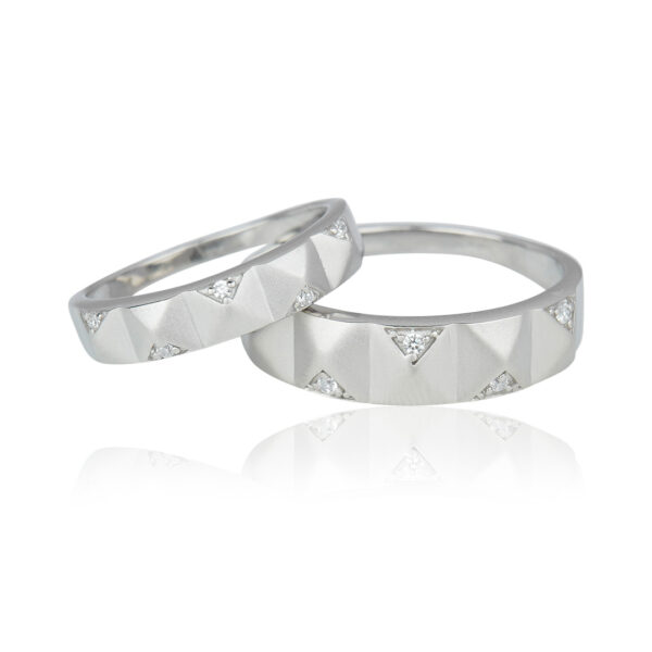Beautifully Designed Couple Bands With 925 Sterling Silver