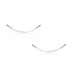 925 Sterling Silver Black Beed Anklets For Girls & Ladies