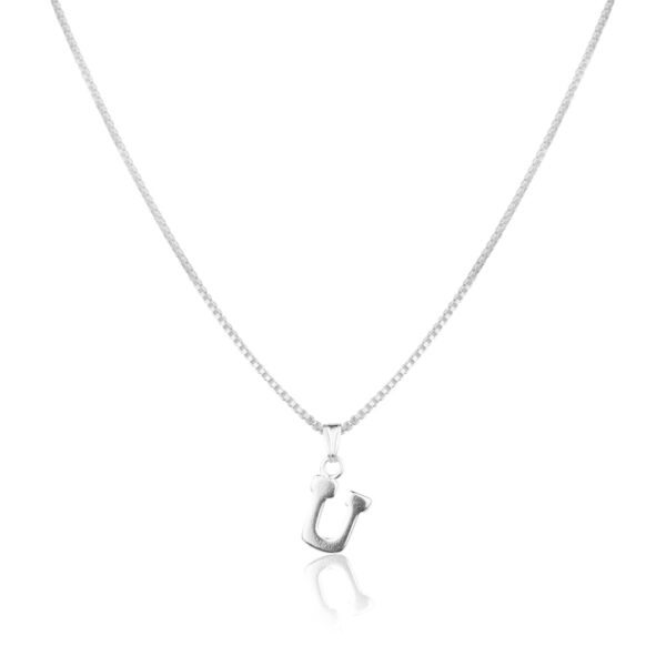 U Shape Designed 925 Silver Pendent For Teen & Girls