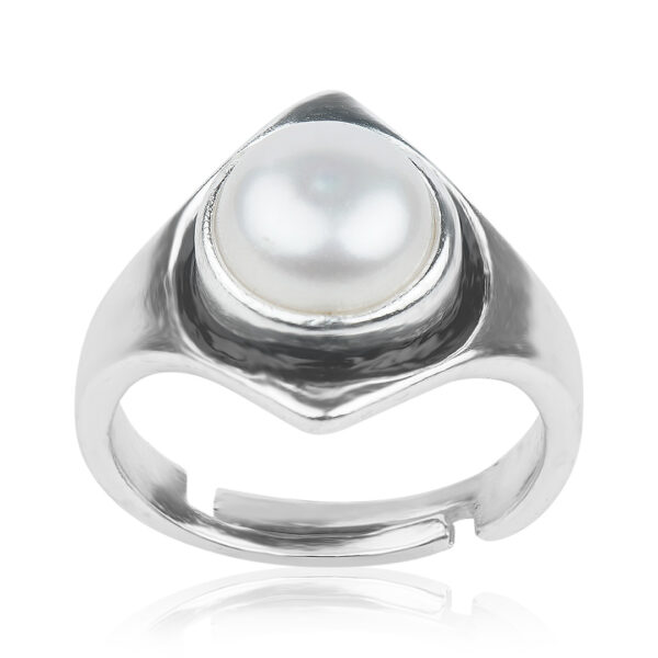 Plane Designed With Stone Antique Ring For Boys & Gents