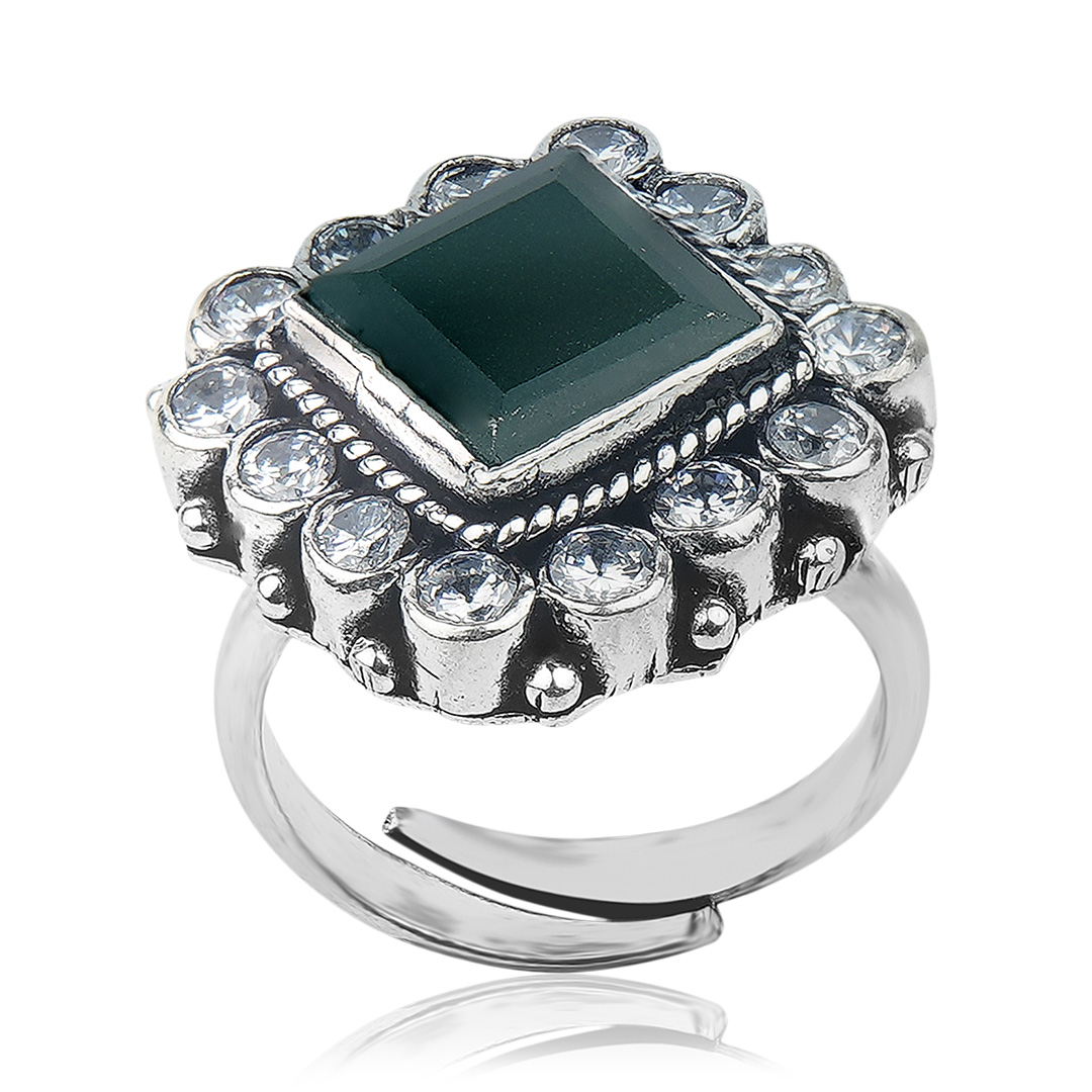 Female Fashionable Designer Silver Ring, Weight: 10gm at Rs 999 in Delhi