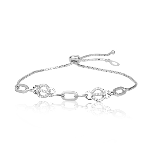 Buy Silver Bracelets & Bangles for Women by Yellow Chimes Online | Ajio.com