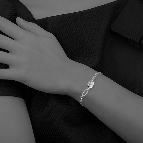 925 Sterling Silver Bracelet for Women Adjustable Christmas Bracelet G