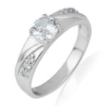 Beautifully Studded Designer 925 Sterling Silver Ring For Both Girls And Ladies