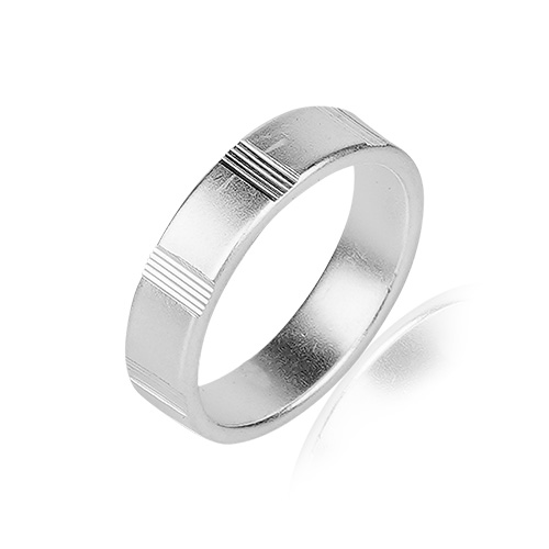 Silver Ring for Men and boys plain silver band – Zevrr
