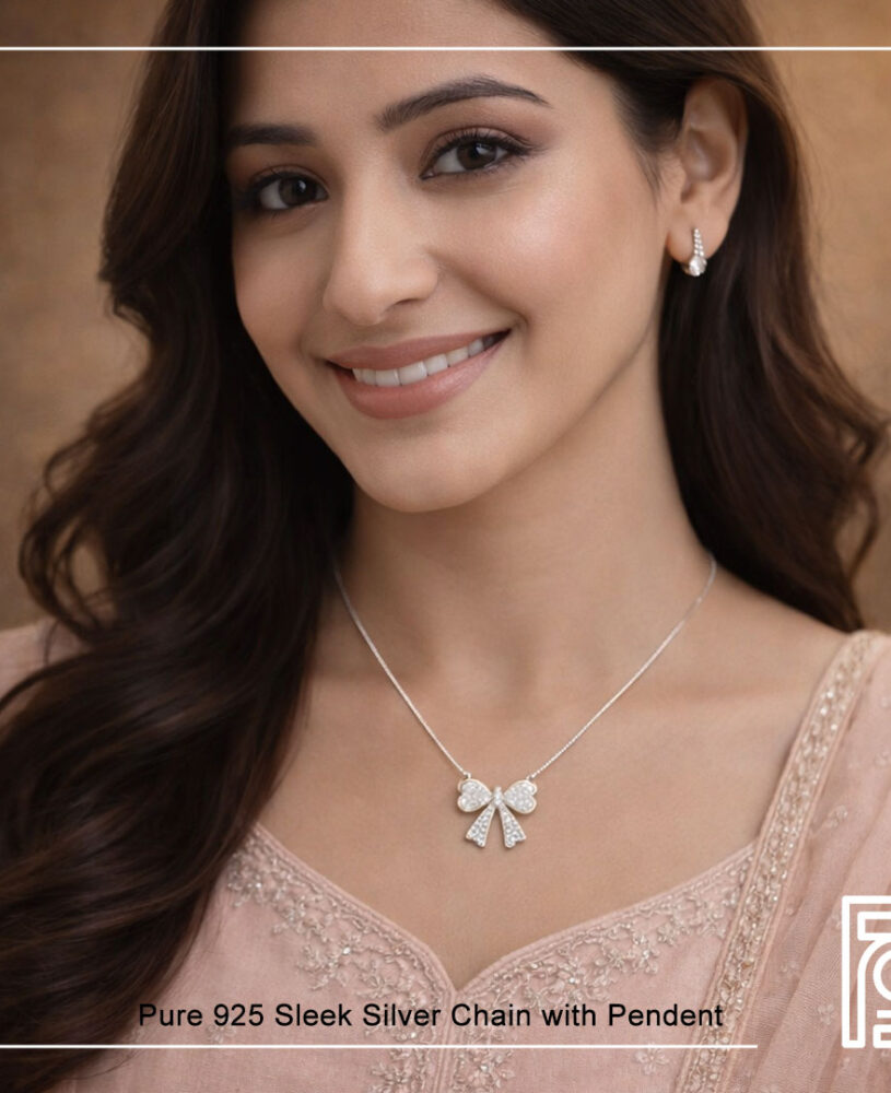 Bow Tie Ribbon Pendant